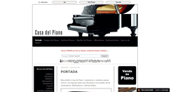 Desktop Screenshot of casadelpiano.com